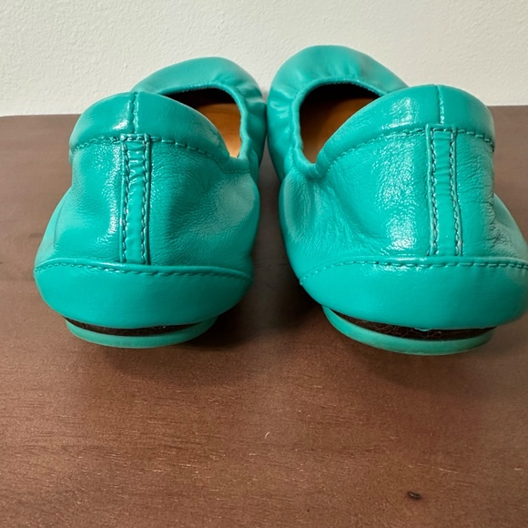 Custom Tieks Blue Classic-Like Leather Ballet Flat Size 8 - Picture 5 of 7